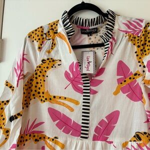 Lisa Byrd Palm Beach Animal Print Dress